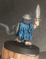 Essex Miniatures 28mm halfling swordsman back